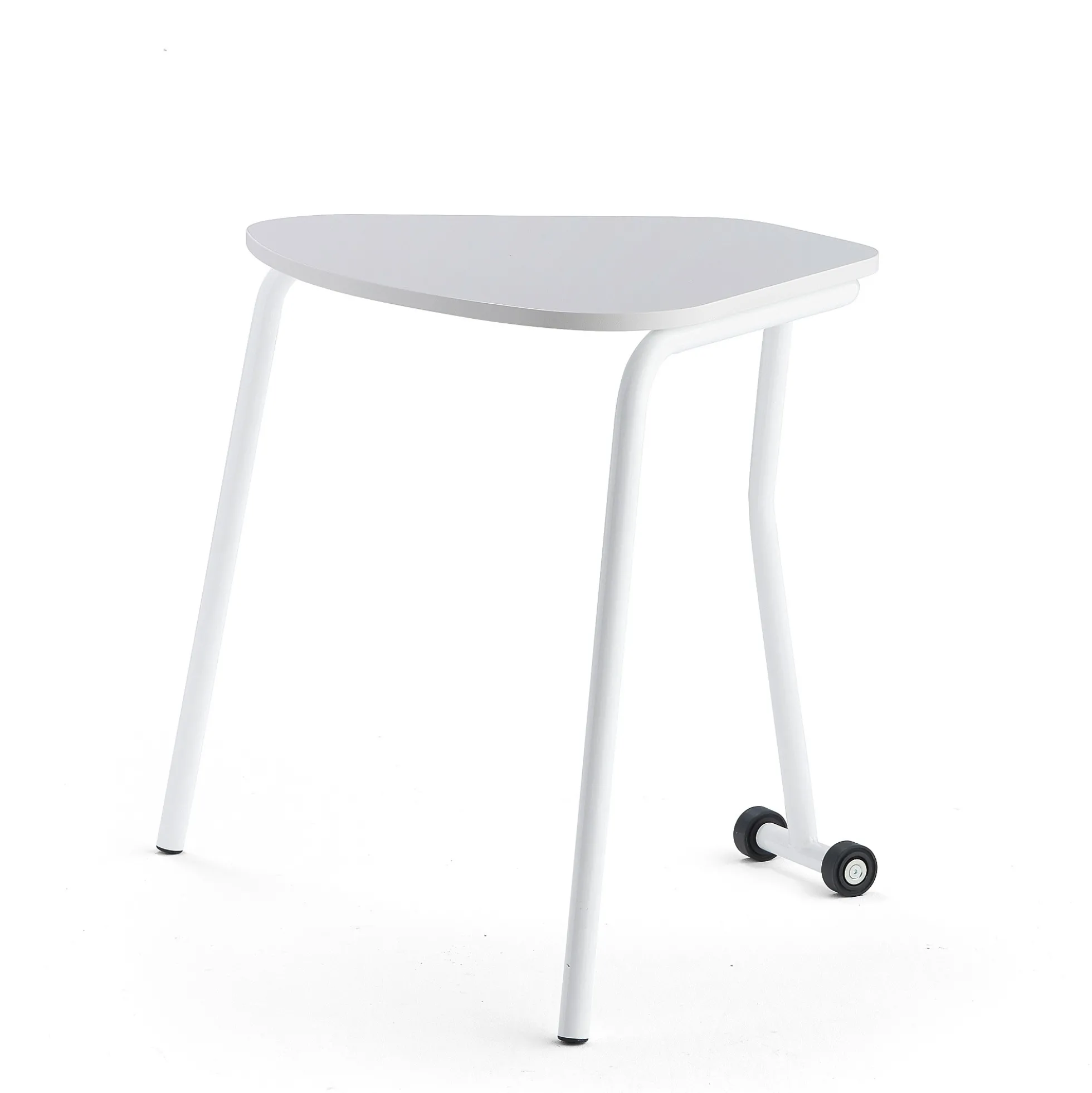 Taittopöytä HEX 740x800x620 mm, valkoinen, harmaa