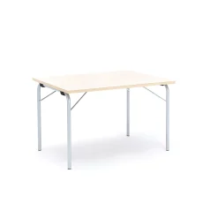 Taittopöytä NICKE 1200x800x720 mm, galvanoitu, koivulaminaatti