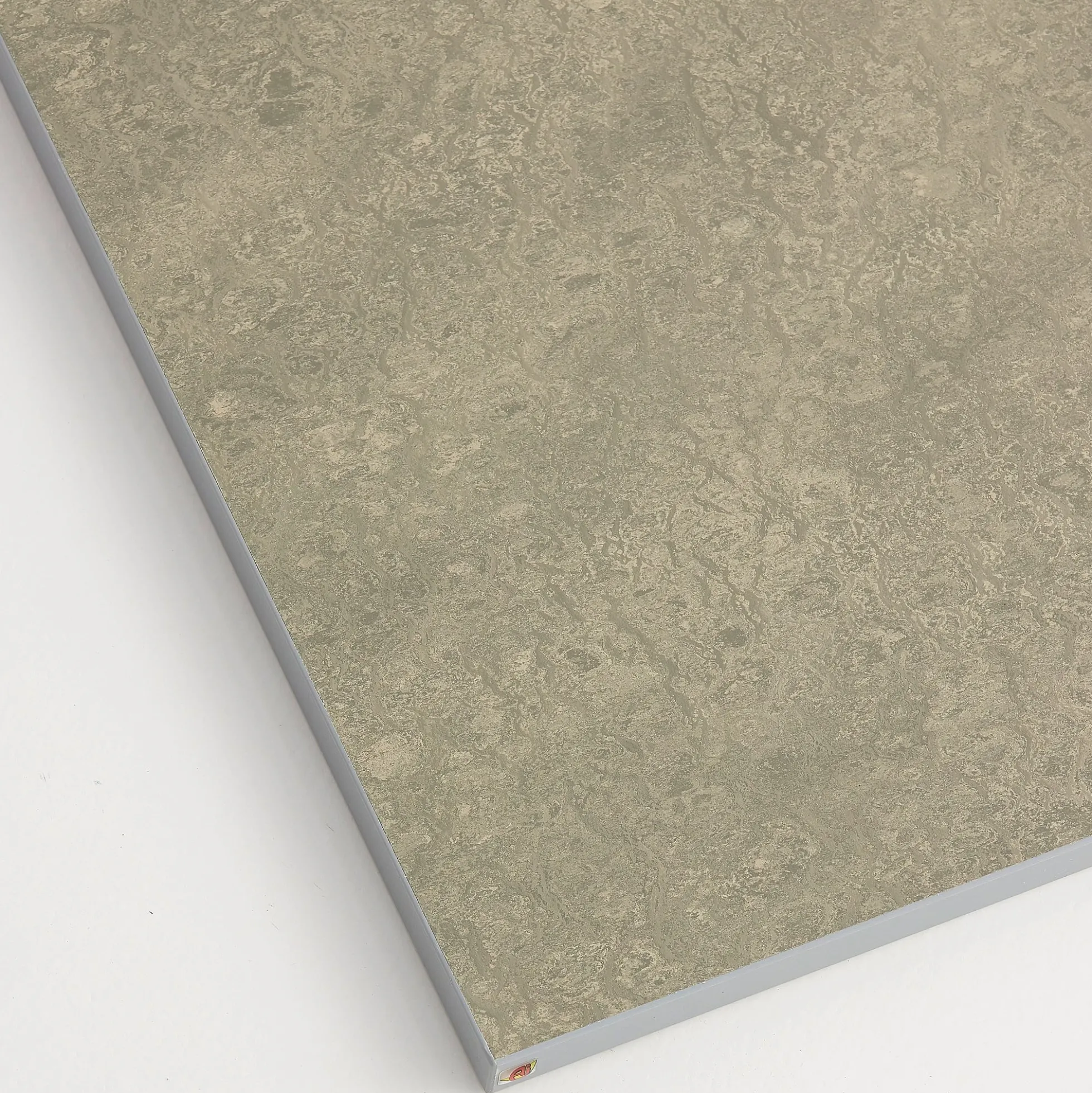 Taittopöytä NICKE 1400x800x720mm, hopeanharmaa, vaaleanharmaa linoleumi