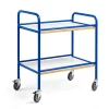 Tarjoiluvaunu BERTA 2 hyllytasoa, 760x520x740 mm, sininen