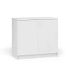 Tarvikekaappi THEO Matala, 900x1000x320 mm, valkoinen