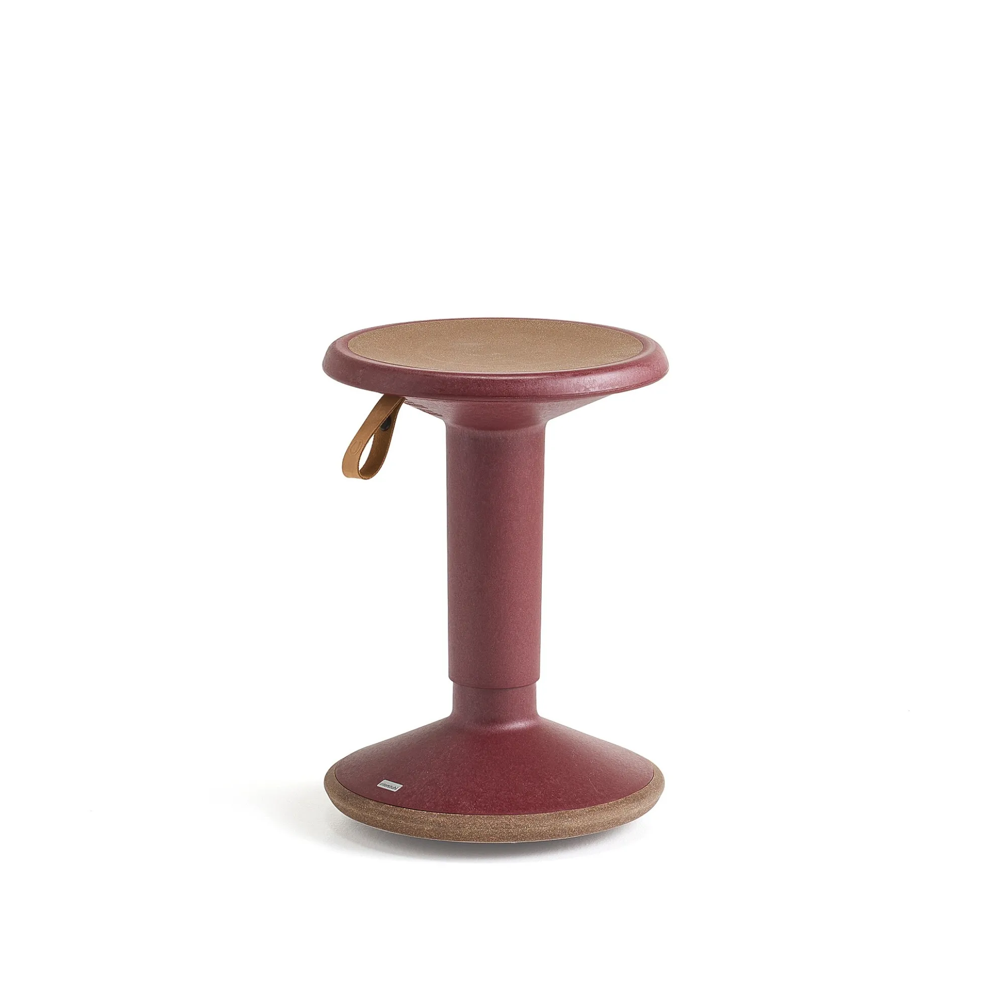 Tasapainotuoli UP PLUS Korkki, tummanpunainen