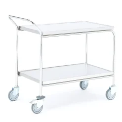 Tasovaunu CONVOY Ruostumaton, 2 hyllytasoa, 900x550x950 mm
