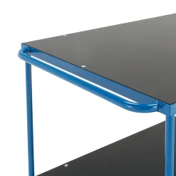 Tasovaunu TRANSFER 1200x800 mm, umpikumipyörät, jarrullinen
