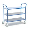 Tasovaunu TRANSIT 3 hyllytasoa, 900x440 mm, sininen