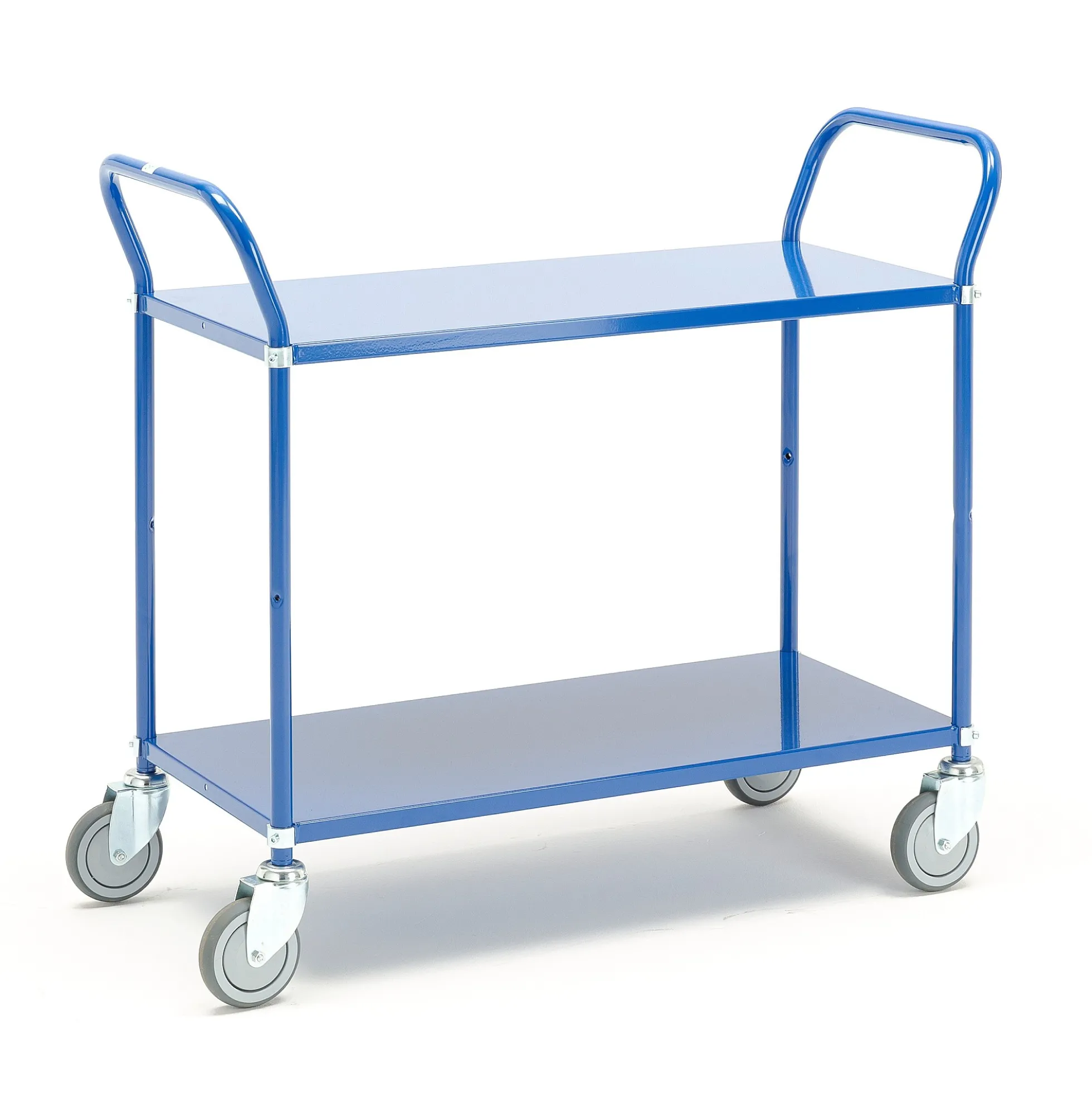Tasovaunu TRANSIT 2 hyllytasoa, 900x440 mm, sininen