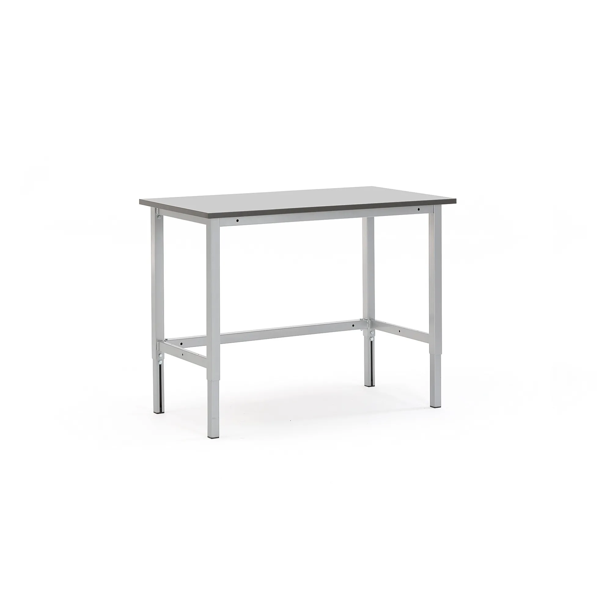 Teollisuuspöytä MOTION Manuaalisesti korkeussäädettävä, 400 kg, 1200x600 mm, harmaa