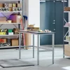 Teollisuuspöytä MOTION Manuaalisesti korkeussäädettävä, 400 kg,1500x600 mm, harmaa