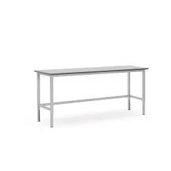 Teollisuuspöytä MOTION Manuaalisesti korkeussäädettävä, 400 kg, 2000x600 mm, harmaa