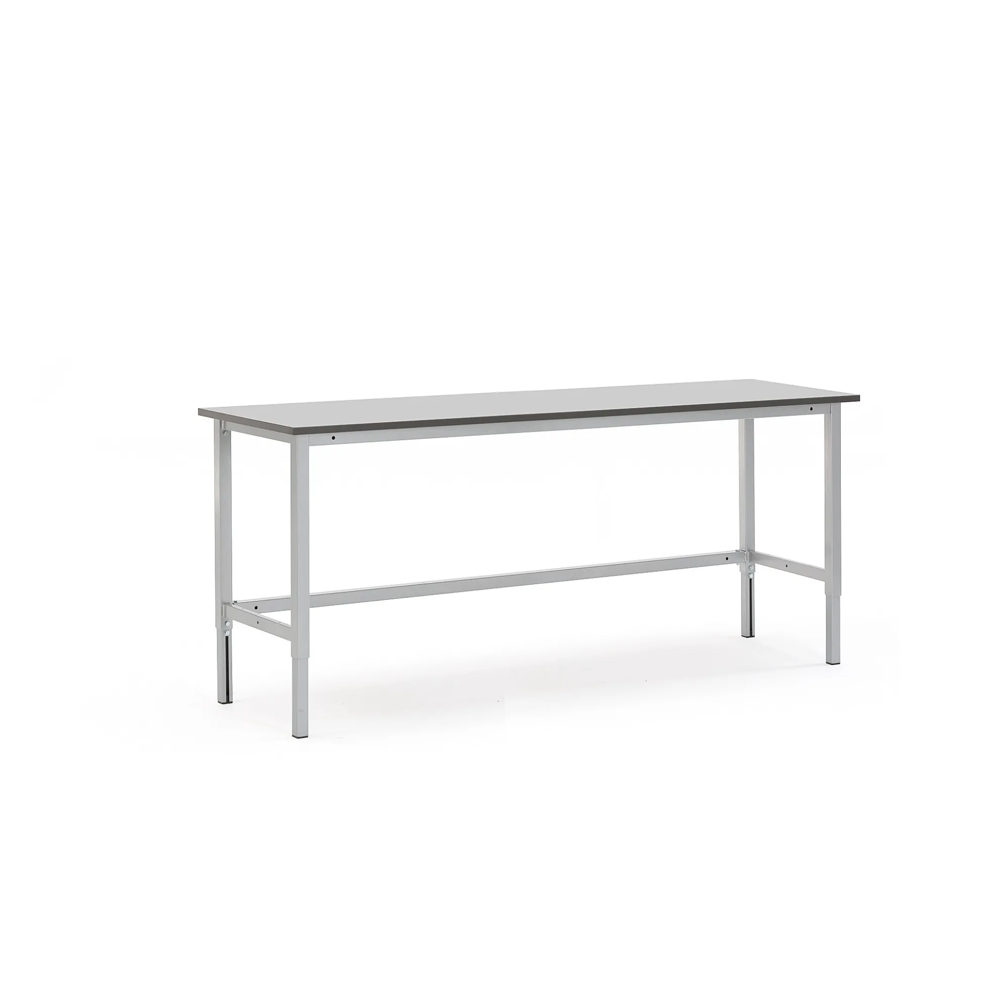 Teollisuuspöytä MOTION Manuaalisesti korkeussäädettävä, 400 kg, 2000x600 mm, harmaa