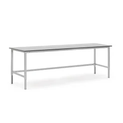 Teollisuuspöytä MOTION Manuaalisesti korkeussäädettävä, 400 kg, 2500x800 mm, harmaa