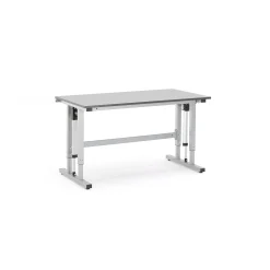 Teollisuuspöytä MOTION Sähköisesti korkeussäädettävä, 400 kg, 1500x800 mm, harmaa