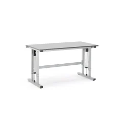 Teollisuuspöytä MOTION Sähköisesti korkeussäädettävä, 300 kg, 1500x800 mm, harmaa