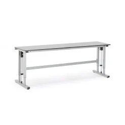 Teollisuuspöytä MOTION Sähköisesti korkeussäädettävä, 300 kg, 2500x600 mm, harmaa