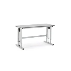Teollisuuspöytä MOTION Sähköisesti korkeussäädettävä, 300 kg, 1500x600 mm, harmaa