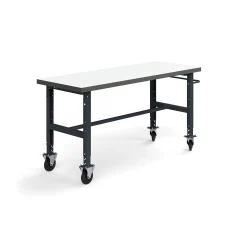 Teollisuuspöytä TRUST Siirrettävä, 2000x760 mm, 200 kg, korkeapainelaminaatti