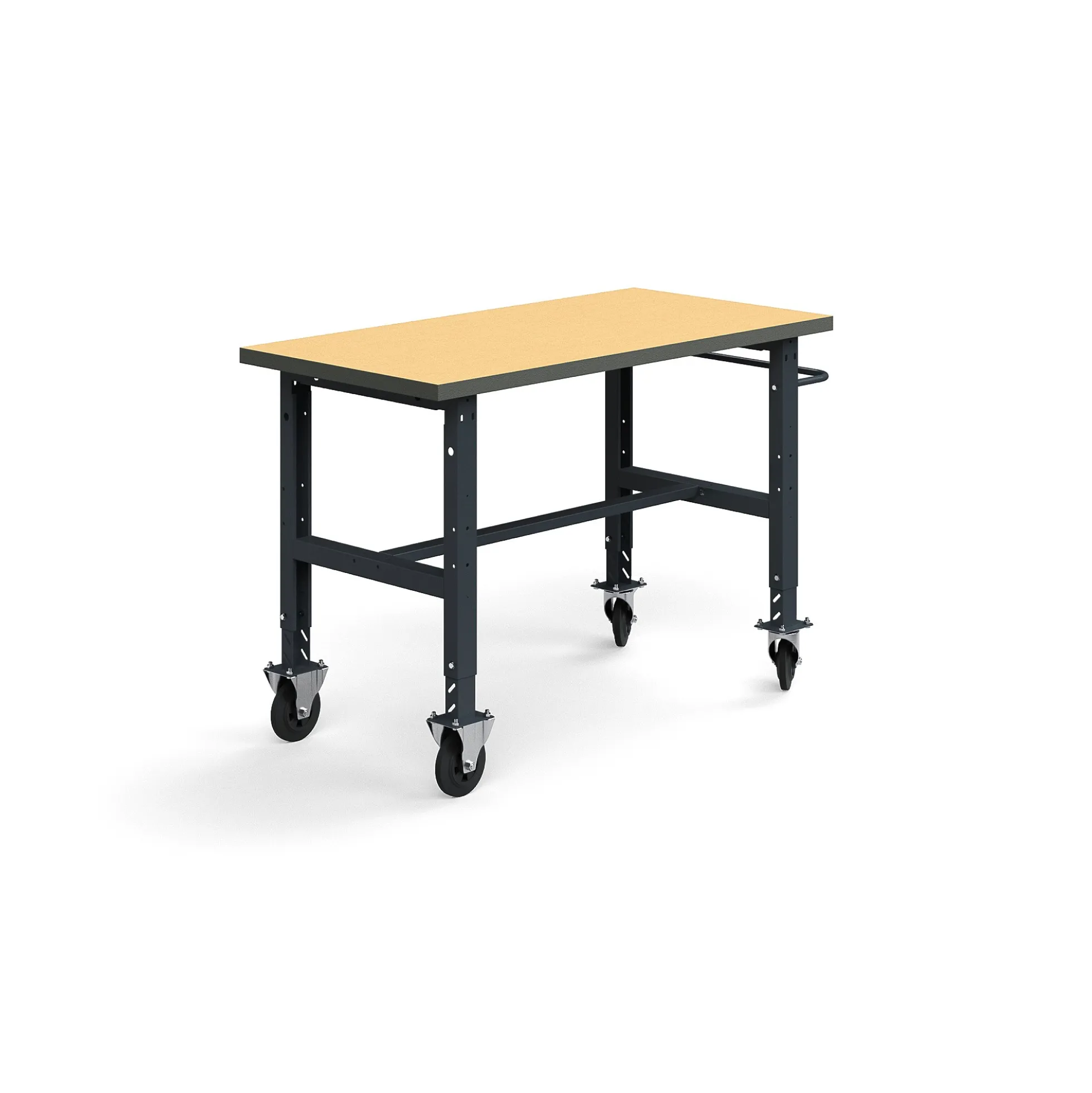 Teollisuuspöytä TRUST Siirrettävä, 1500x760 mm, 200 kg, kovalevy