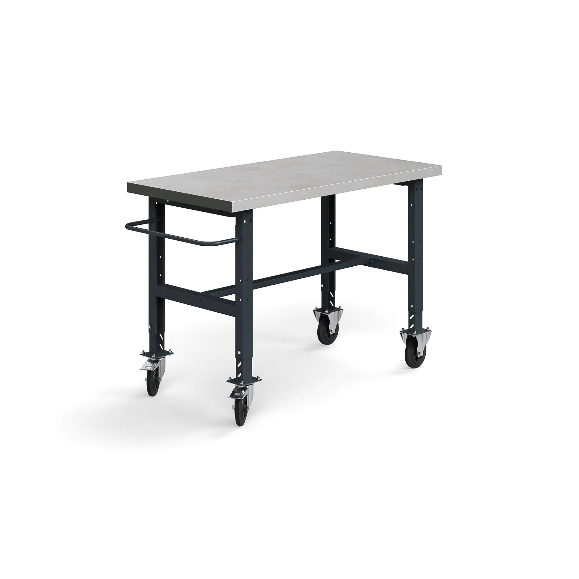 Teollisuuspöytä TRUST Siirrettävä, 1500x760 mm, 200 kg, teräs