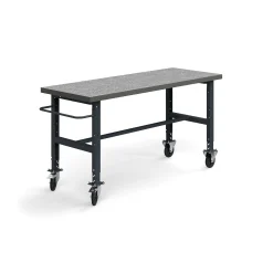 Teollisuuspöytä TRUST Siirrettävä, 2000x760 mm, 200 kg, vinyyli