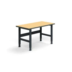 Teollisuuspöytä TRUST 1500x760 mm, 300 kg, kovalevy