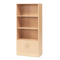 Toimistokaappi FLEXUS 3 avohyllyä, 1725x760x415 mm, pyökki