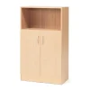 Toimistokaappi FLEXUS 1 avohylly, 1325x760x415 mm, pyökki