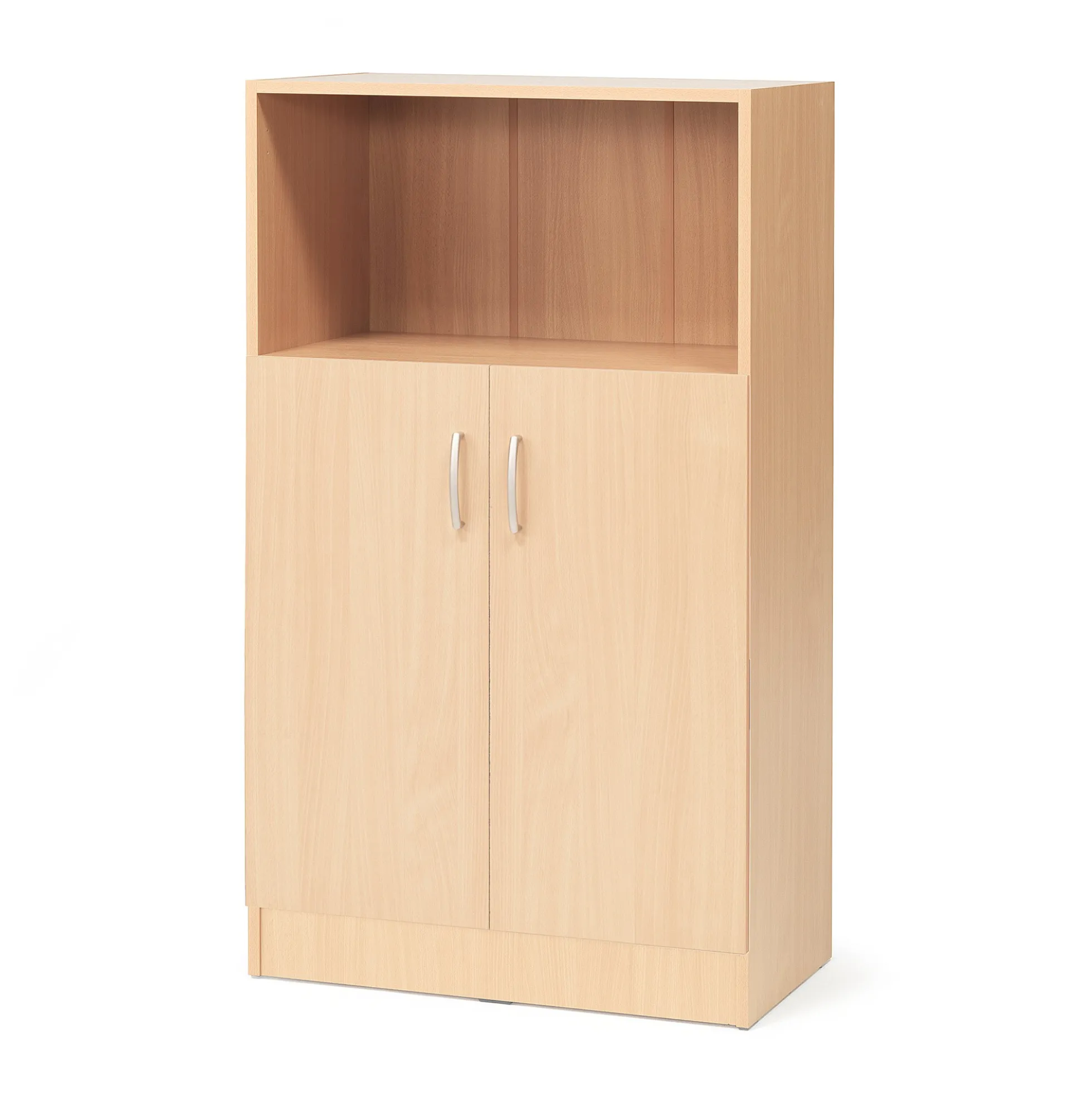 Toimistokaappi FLEXUS 1 avohylly, 1325x760x415 mm, pyökki