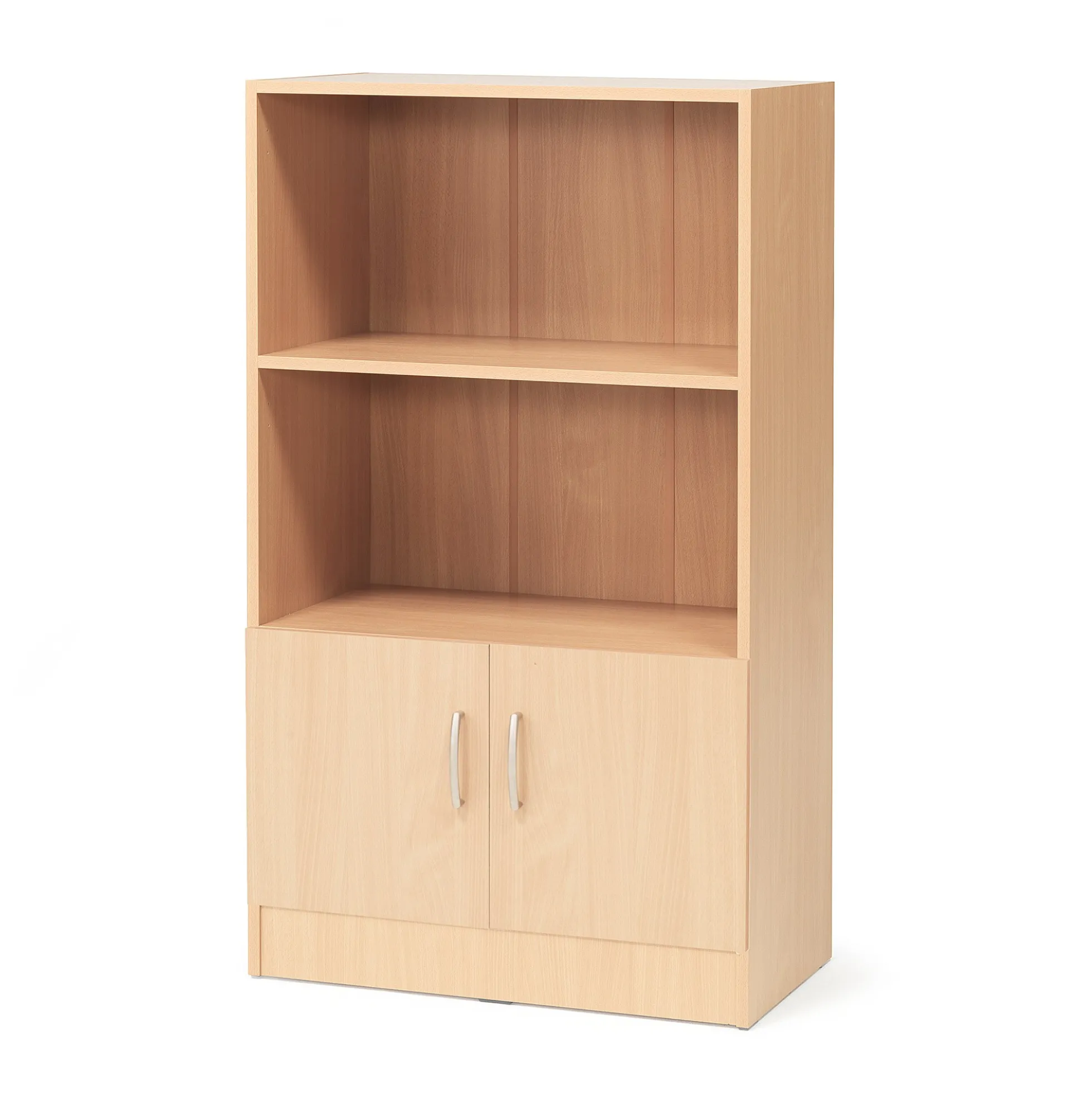 Toimistokaappi FLEXUS 2 avohyllyä, 1325x760x415 mm, pyökki
