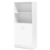 Toimistokaappi FLEXUS 2 avohyllyä, 1725x760x415 mm, valkoinen