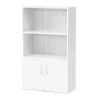 Toimistokaappi FLEXUS 2 avohyllyä, 1325x760x415 mm, valkoinen