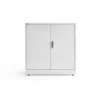 Toimistokaappi SAFE Metalli, elektroninen koodilukko, 1000x1000x400 mm, valkoinen