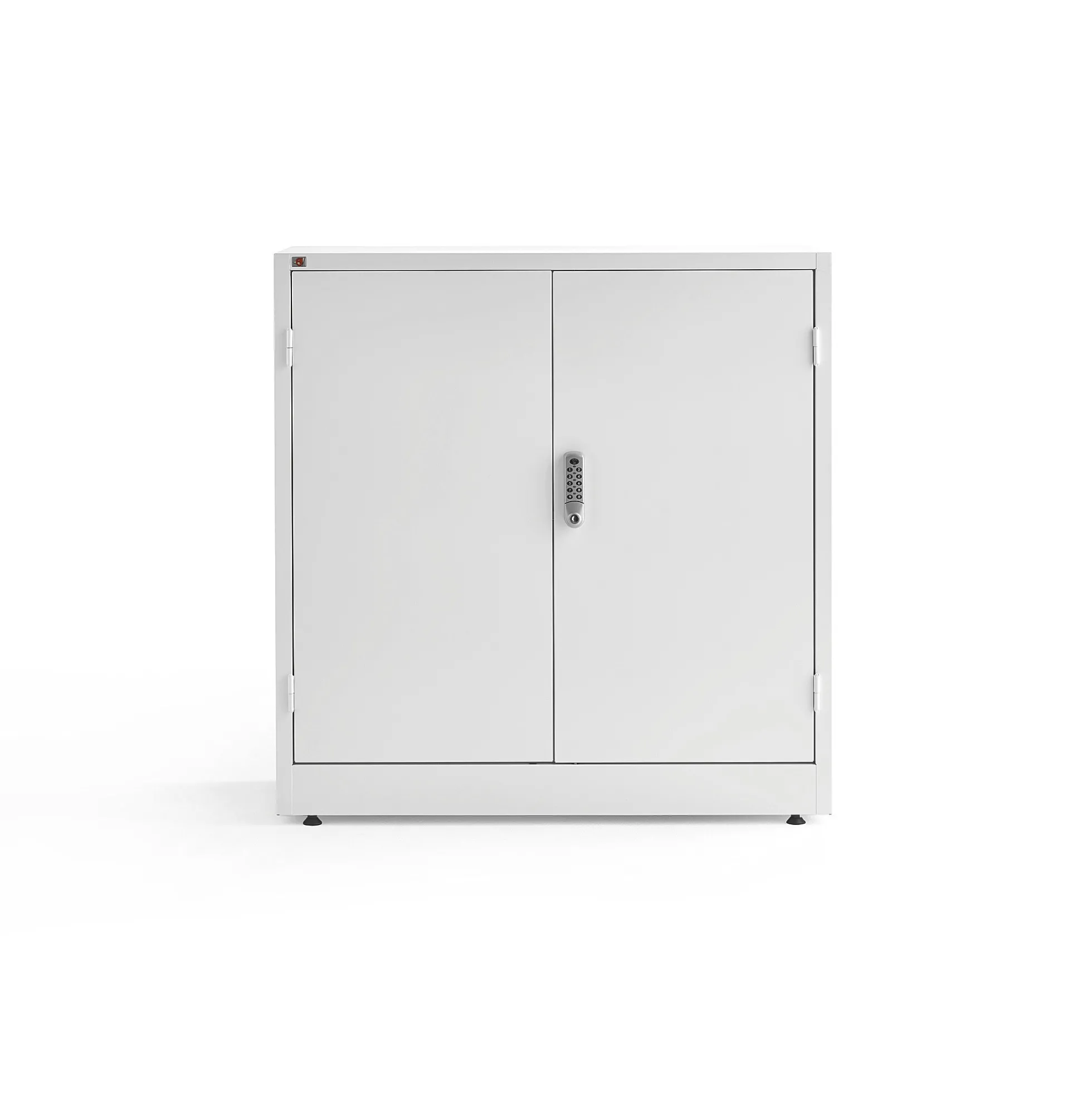 Toimistokaappi SAFE Metalli, elektroninen koodilukko, 1000x1000x400 mm, valkoinen