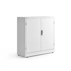 Toimistokaappi SAFE Metalli, elektroninen koodilukko, 1000x1000x400 mm, valkoinen