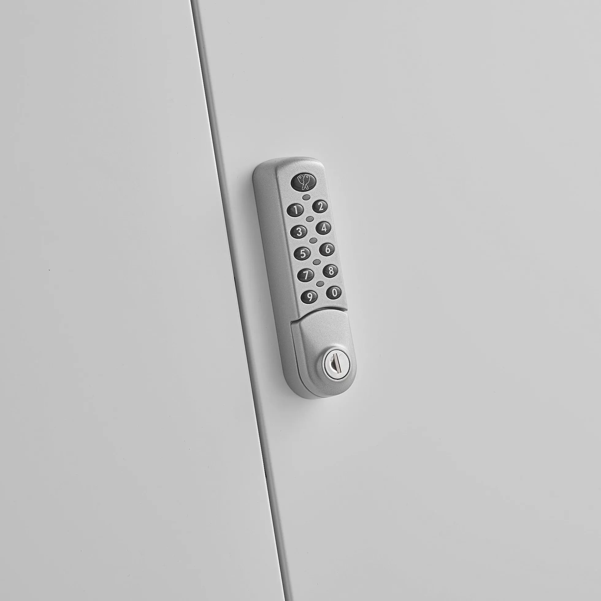 Toimistokaappi SAFE Metalli, elektroninen koodilukko, 1000x1000x400 mm, valkoinen