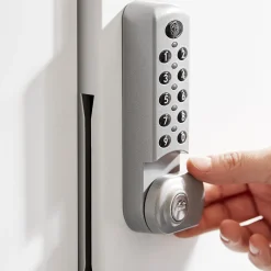 Toimistokaappi SAFE Metalli, elektroninen koodilukko, 1900x1000x400 mm, valkoinen