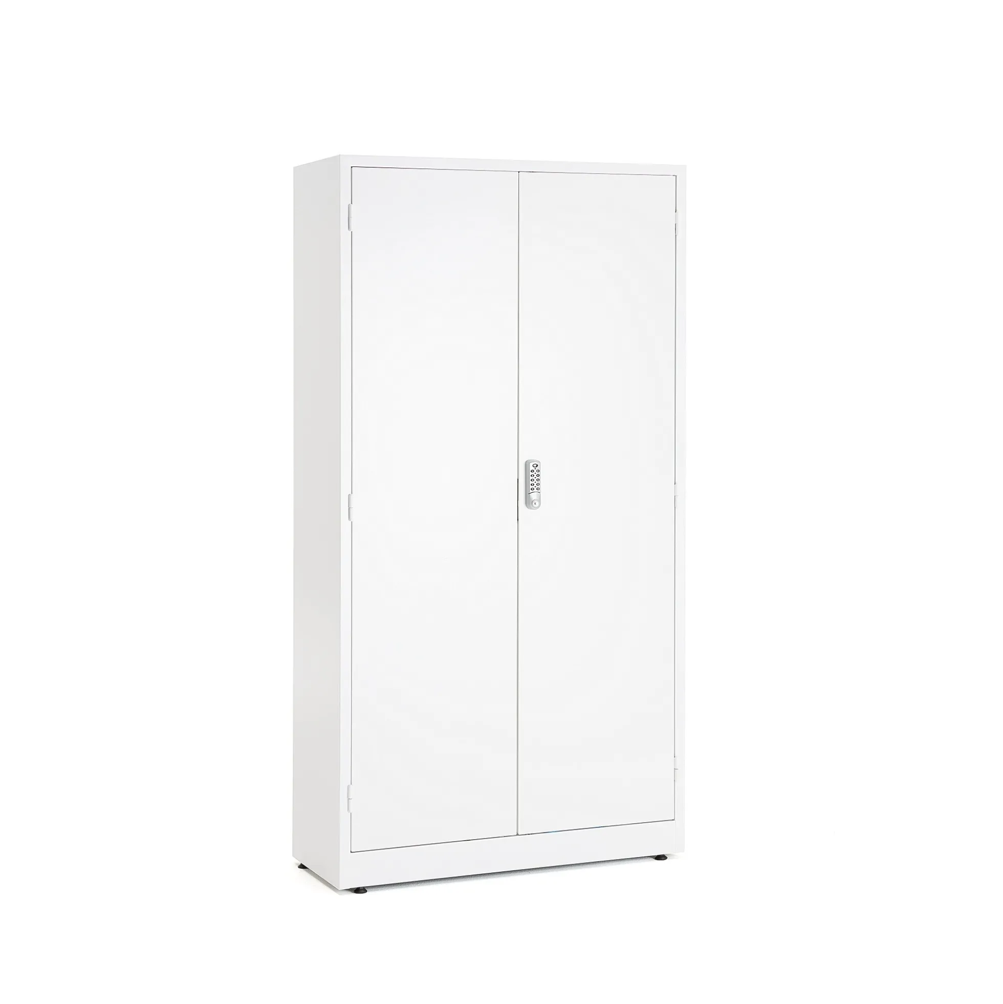 Toimistokaappi SAFE Metalli, elektroninen koodilukko, 1900x1000x400 mm, valkoinen