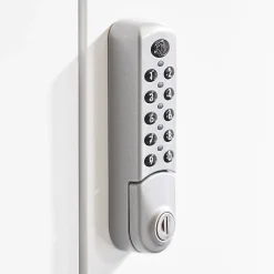 Toimistokaappi SAFE Metalli, elektroninen koodilukko, 1900x1000x400 mm, valkoinen