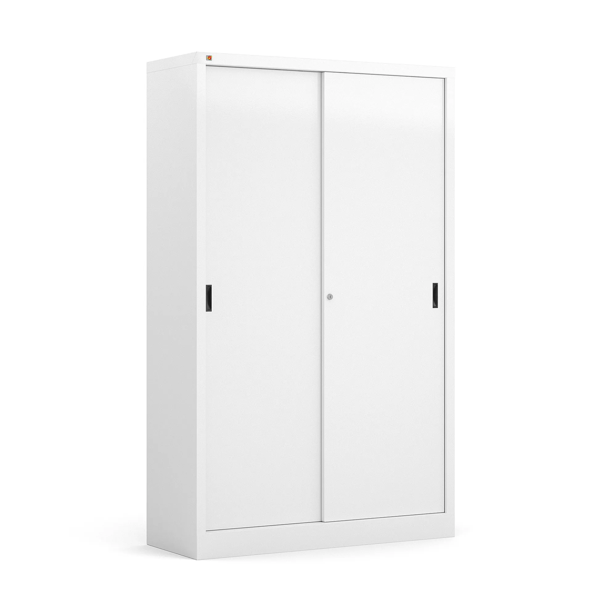 Toimistokaappi SPACE Liukuovet, 1950x1200x450 mm, valkoinen