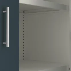 Toimistokaappi SWIFT 1950x990x450 mm, valkoinen, antrasiitinharmaa