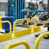 Törmäyssuoja Suoramalli, paksuus: 6 mm, pituus: 1000 mm, keltainen/musta