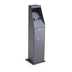 Tuhkakuppi GRANT Vapaasti seisova, korkeus: 860 mm, musta