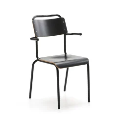 Tuoli BENSON Käsinojat, musta