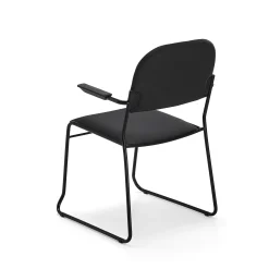Tuoli DAWSON Käsinojat, musta