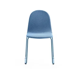 Tuoli GANDER O-malli, istuimen korkeus: 450 mm, kangas, sininen