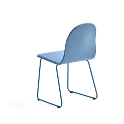 Tuoli GANDER O-malli, istuimen korkeus: 450 mm, kangas, sininen