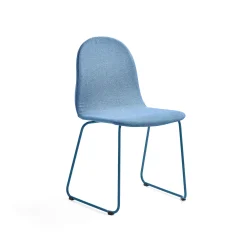 Tuoli GANDER O-malli, istuimen korkeus: 450 mm, kangas, sininen