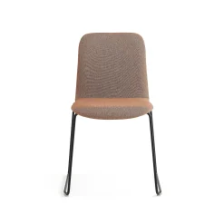 Tuoli LABELL Kelkkajalka, musta/kupari