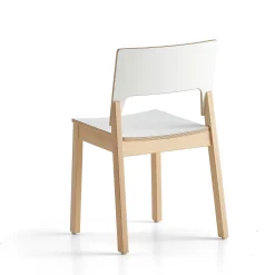 Tuoli LOVE Korkeus: 450 mm, valkoinen laminaatti