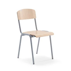 Tuoli WILSON Koivu, hopeanharmaa