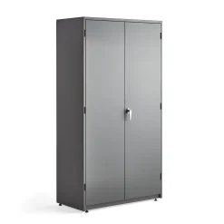 Työkalukaappikokonaisuus SUPPLY Avainlukko, 6 hyllytasoa, 28 vetolaatikkoa, 1900x1020x500 mm, harmaa